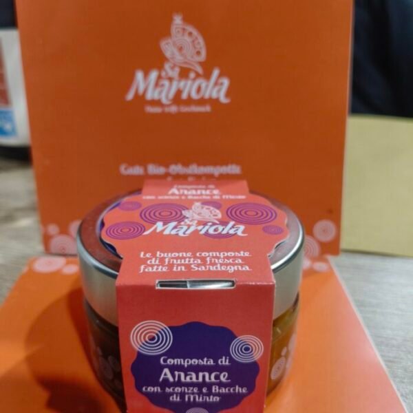 COMPOSTA ARANCE CON SCORZE E BACCHE DI MIRTO